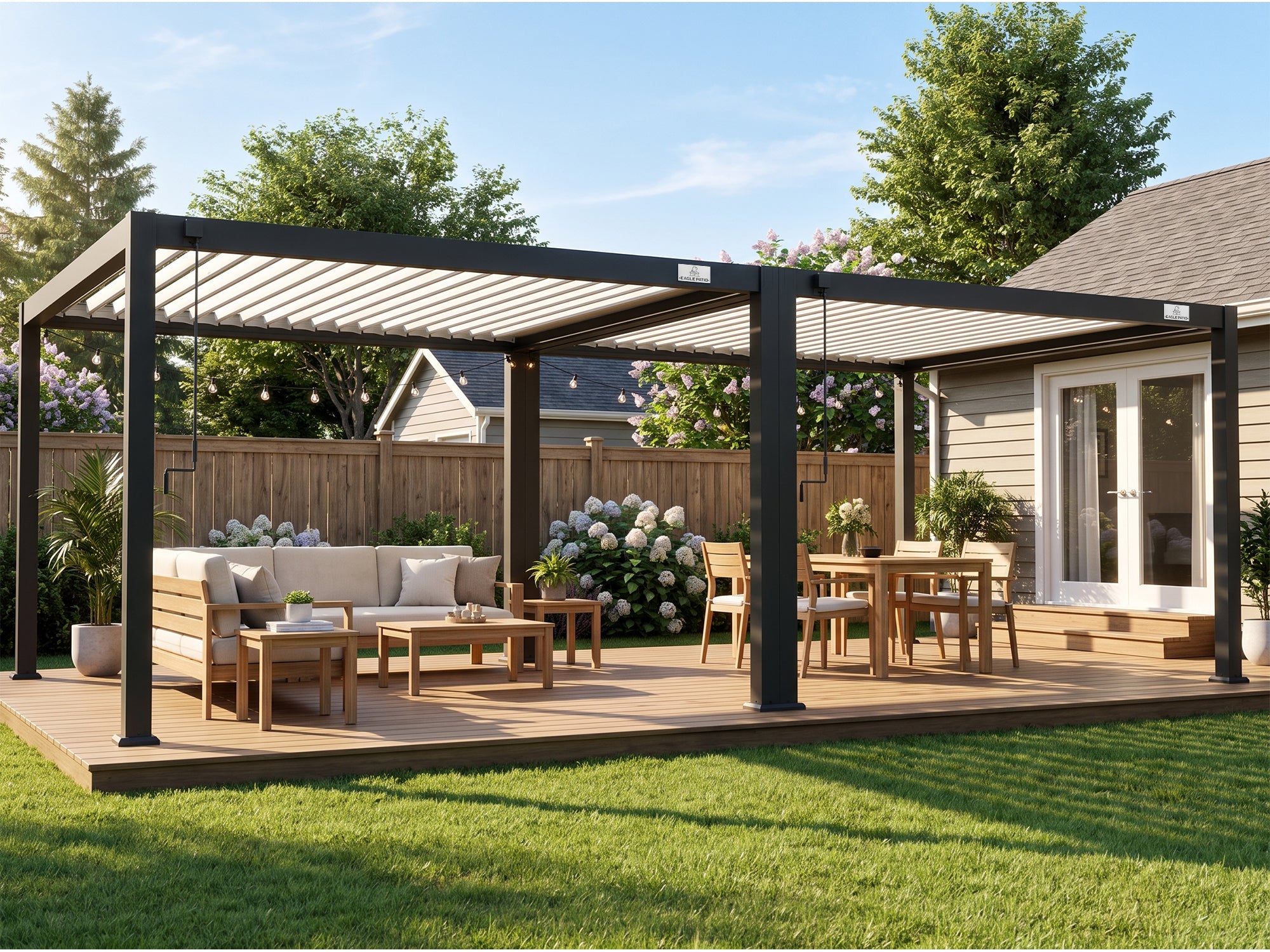 L5 Versatile Aluminum Louvered Pergola