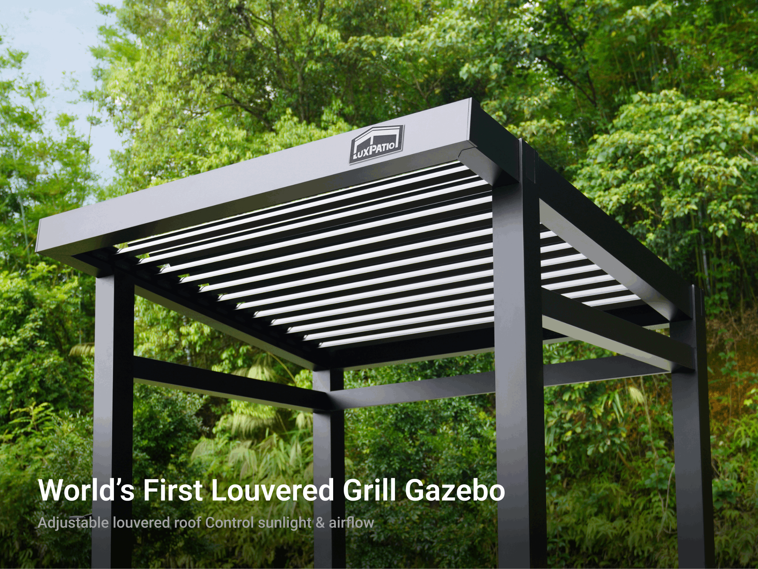 Grill Louvered Pergola Lite