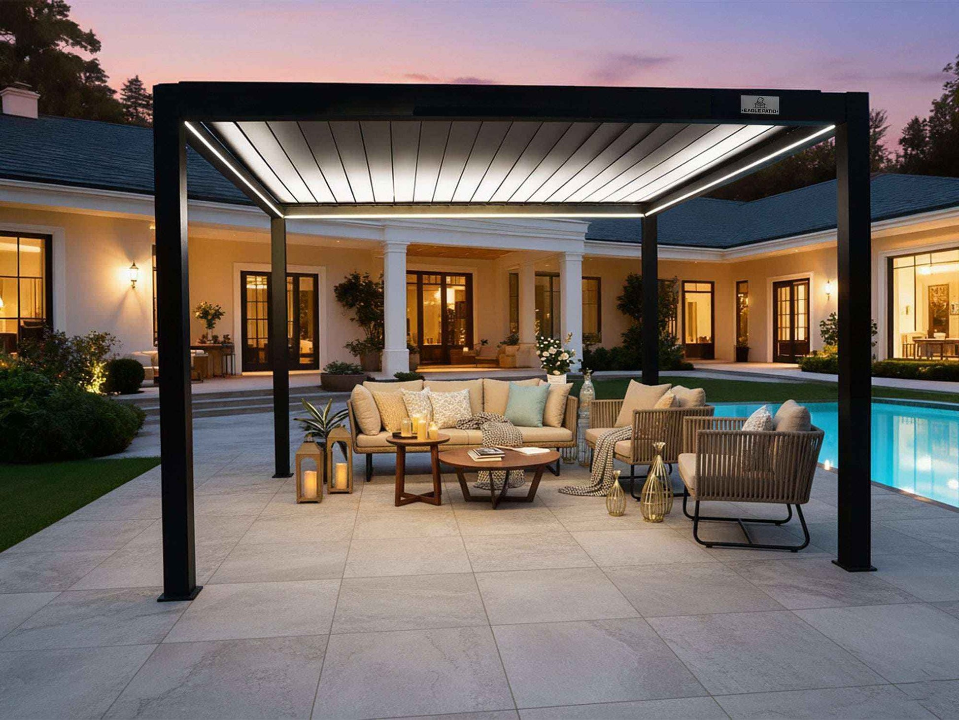 Aluminum Louvered Pergola