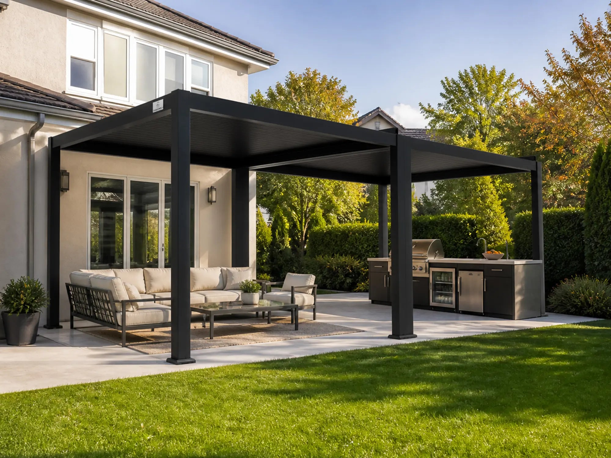 L5 Versatile Aluminum Louvered Pergola
