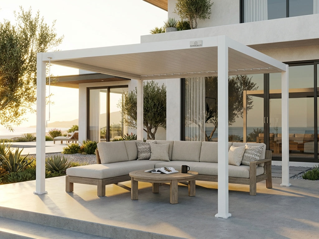 L5 Aluminum Louvered Pergola