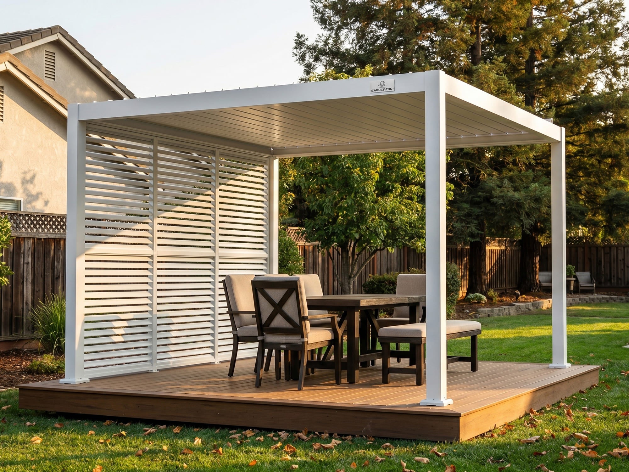 L5 Aluminum Louvered Pergola