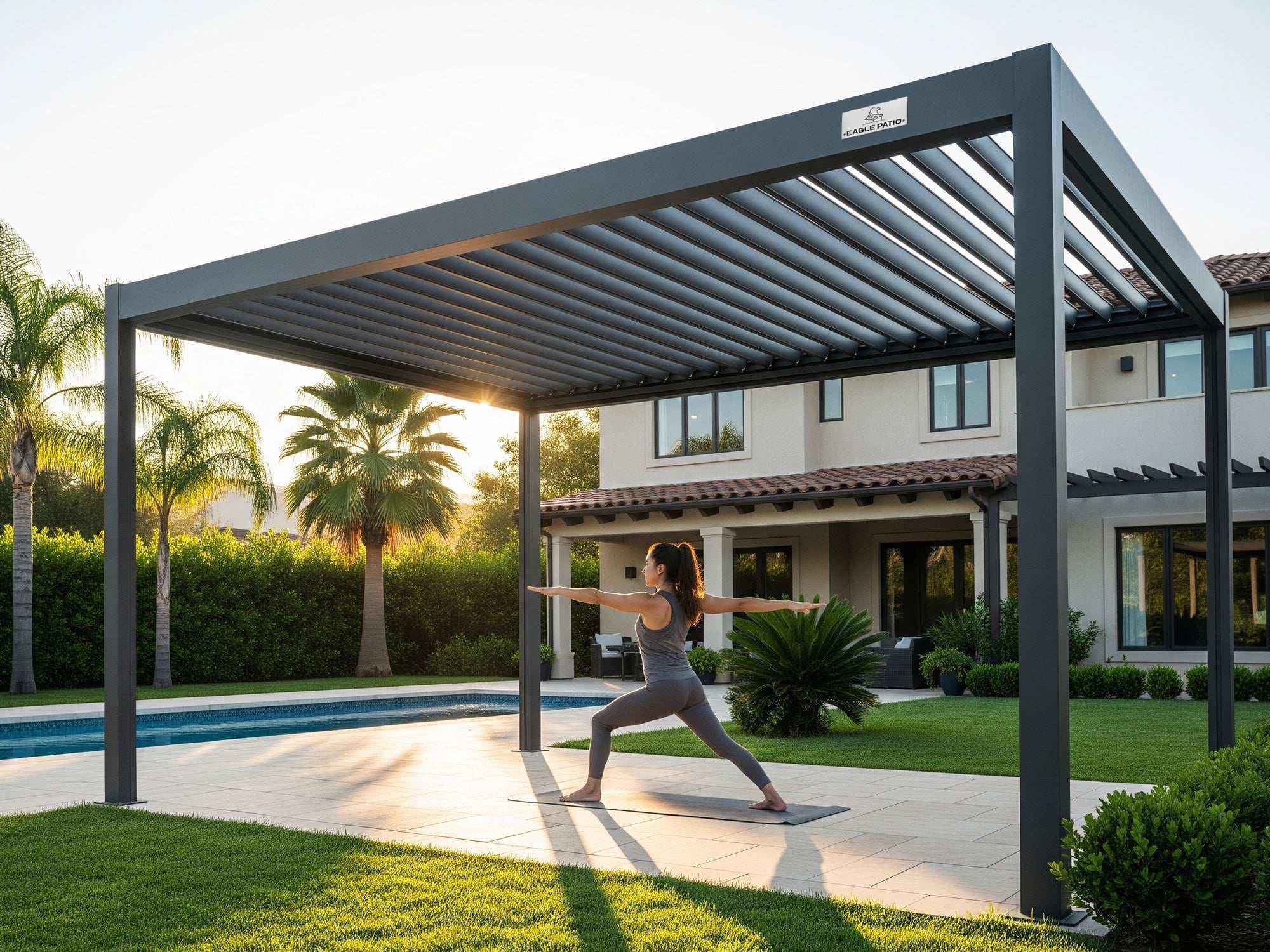 Aluminum Louvered Pergola