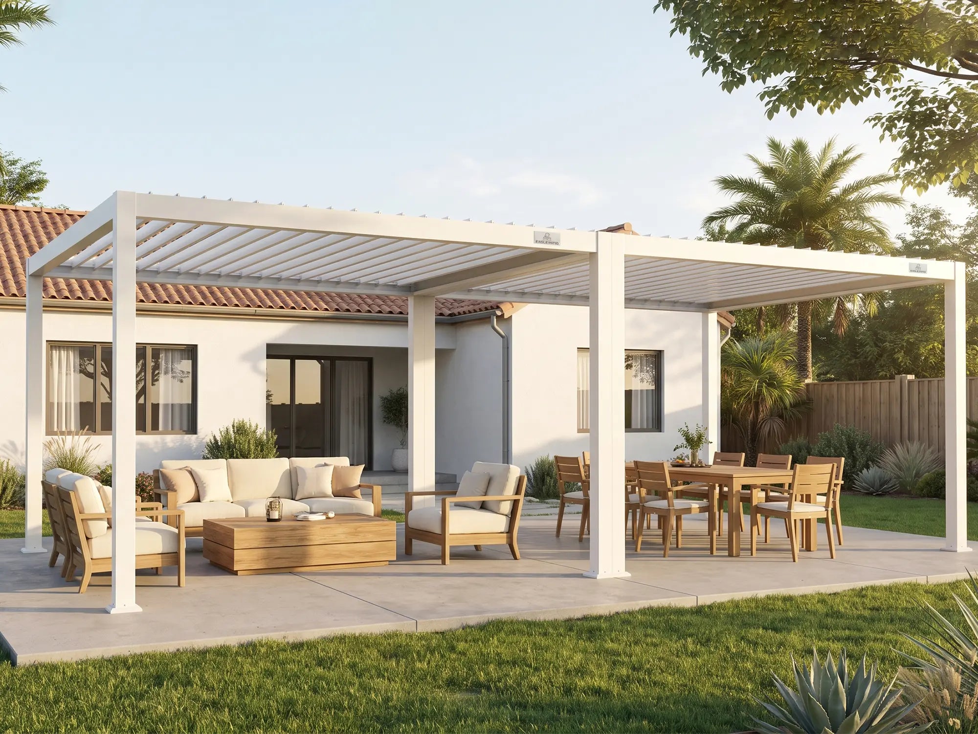 L5 Versatile Aluminum Louvered Pergola