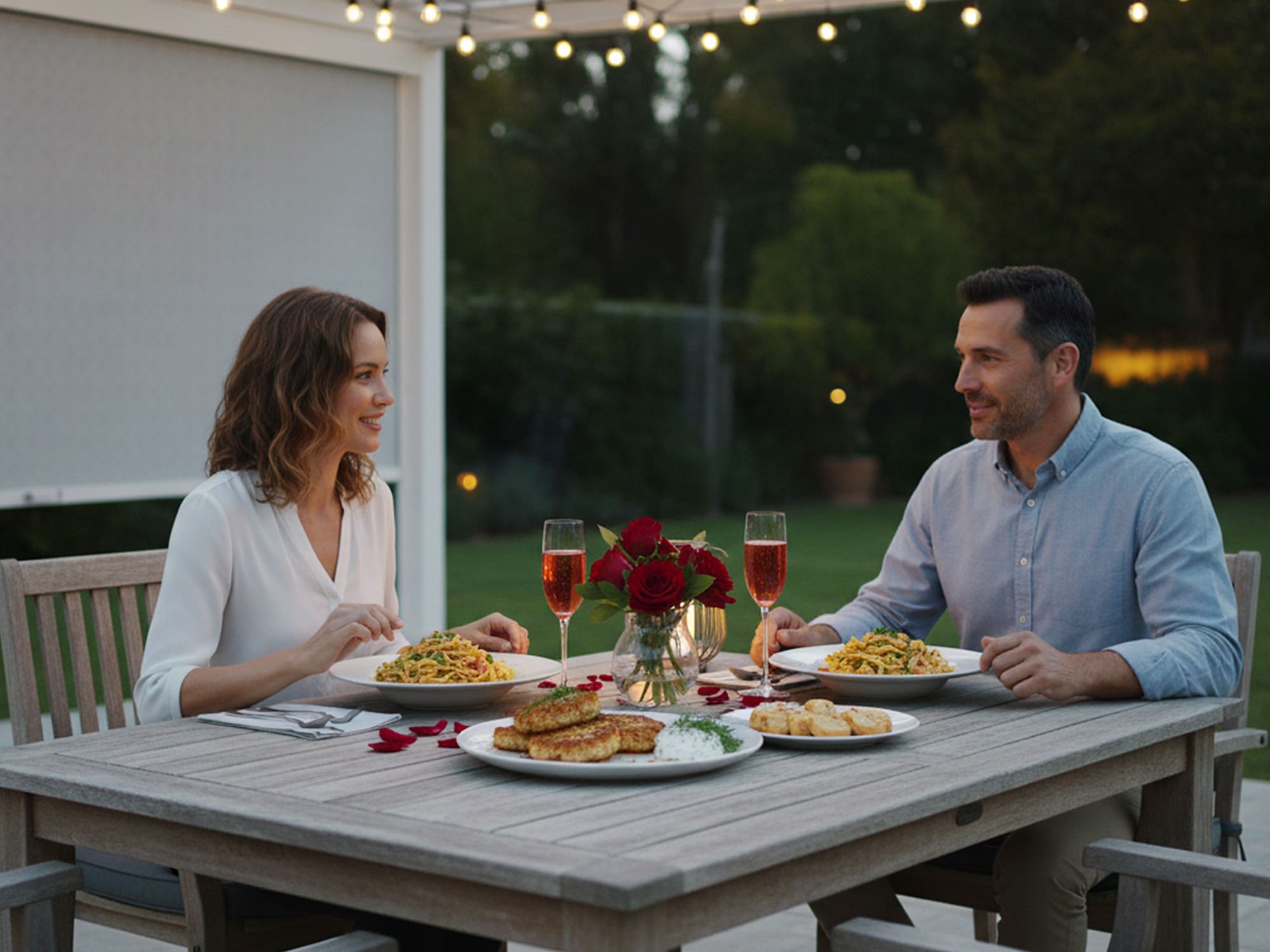 Shade Screen for L5 Louvered Pergola