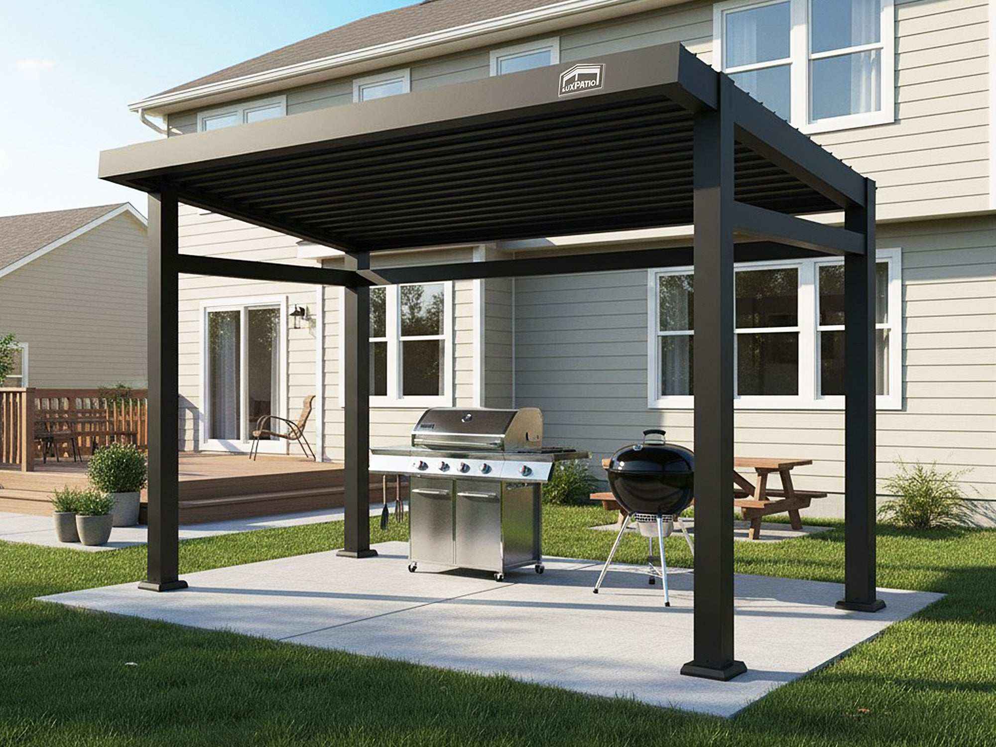 Grill Louvered Pergola Lite