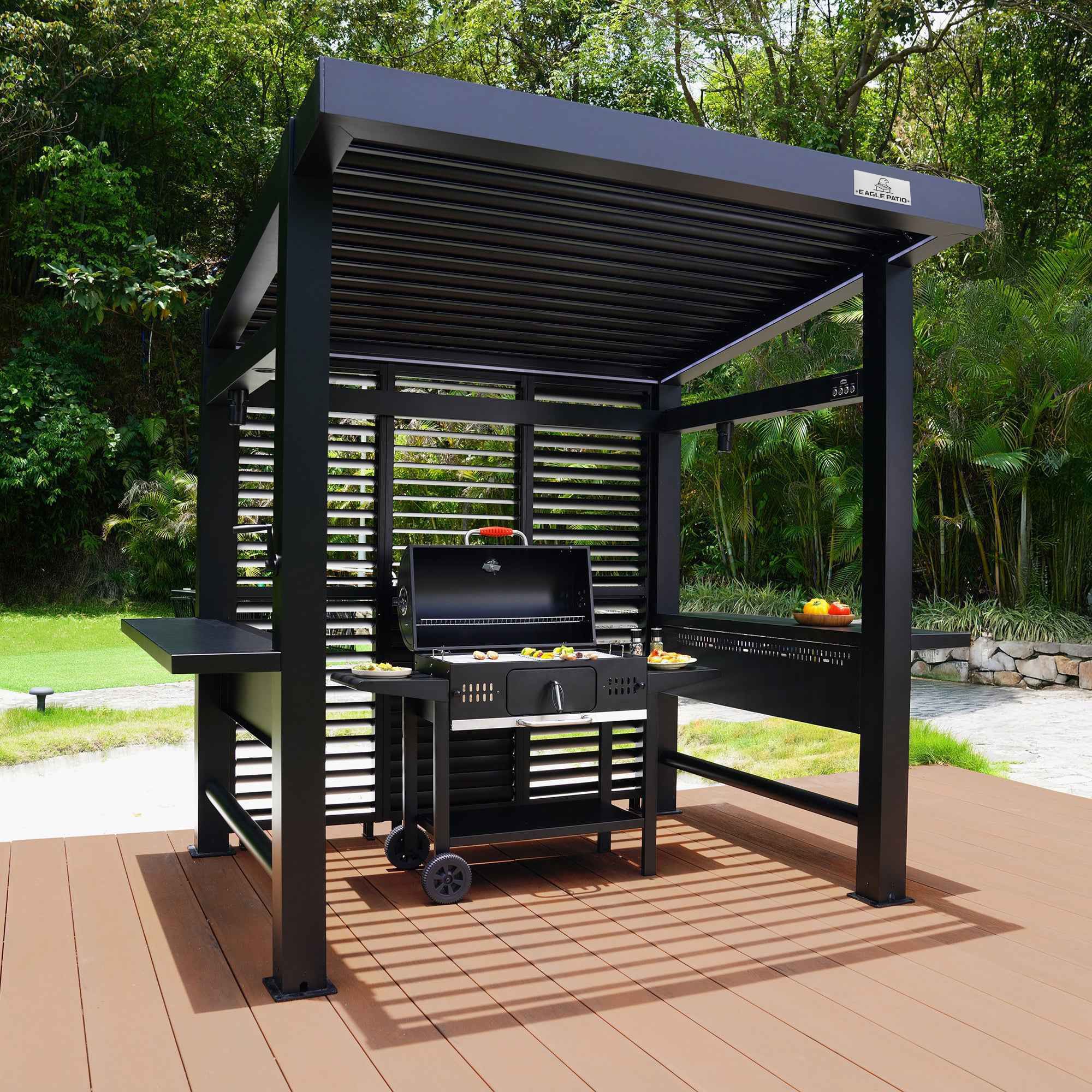 Grill Louvered Pergola Lite