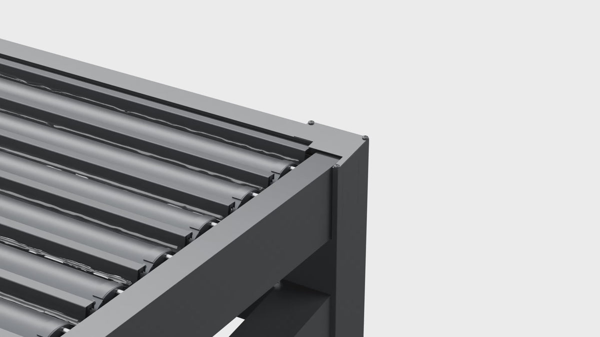Load video: EaglePatio  Louvered Patio Drainage