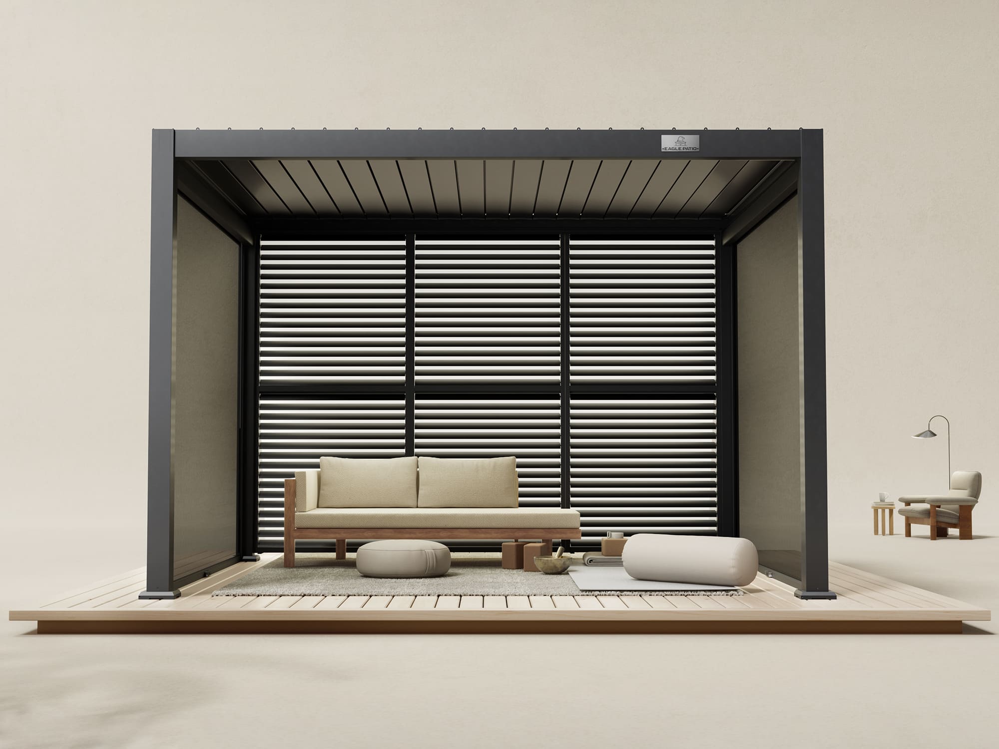 L5 Aluminum Louvered Pergola